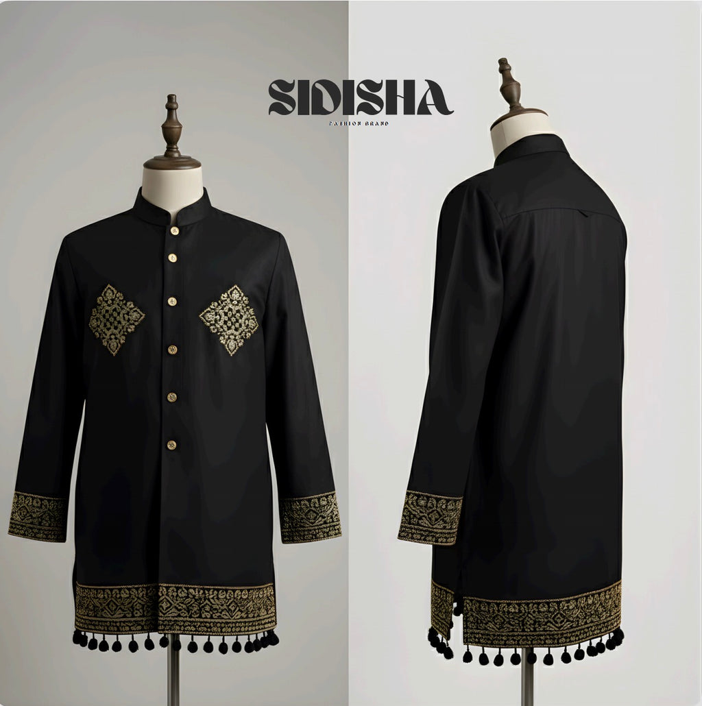 SIDISHA®️ Noir Kutch Heritage Jacket