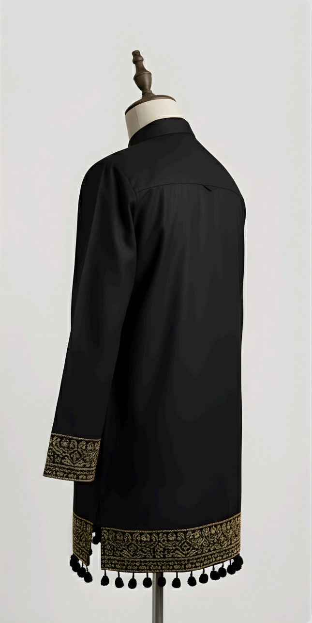 SIDISHA®️ Noir Kutch Heritage Jacket