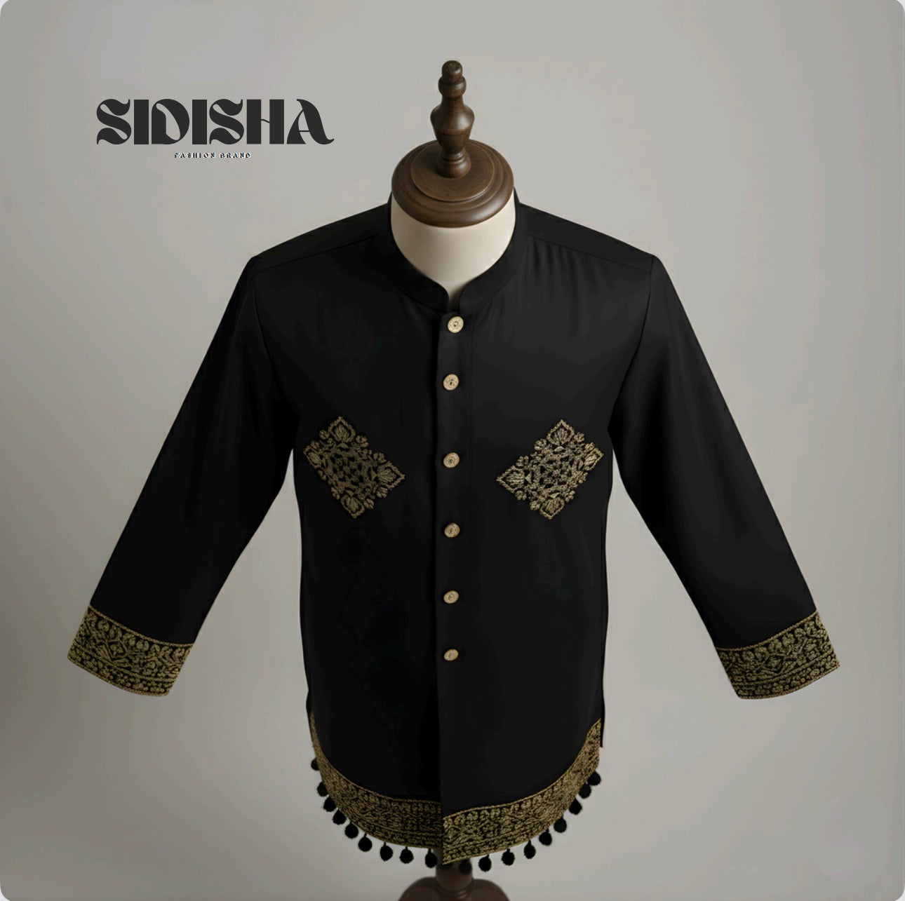 SIDISHA®️ Noir Kutch Heritage Jacket