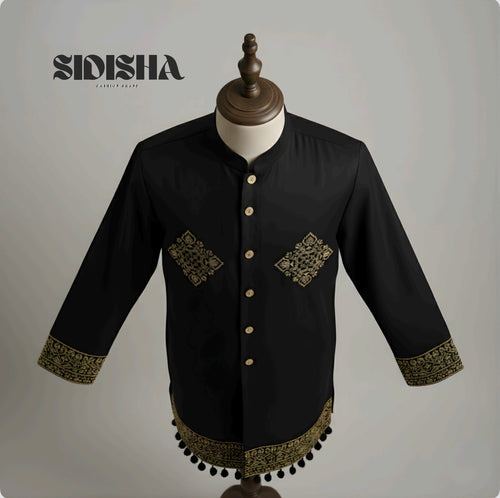 SIDISHA®️ Noir Kutch Heritage Jacket
