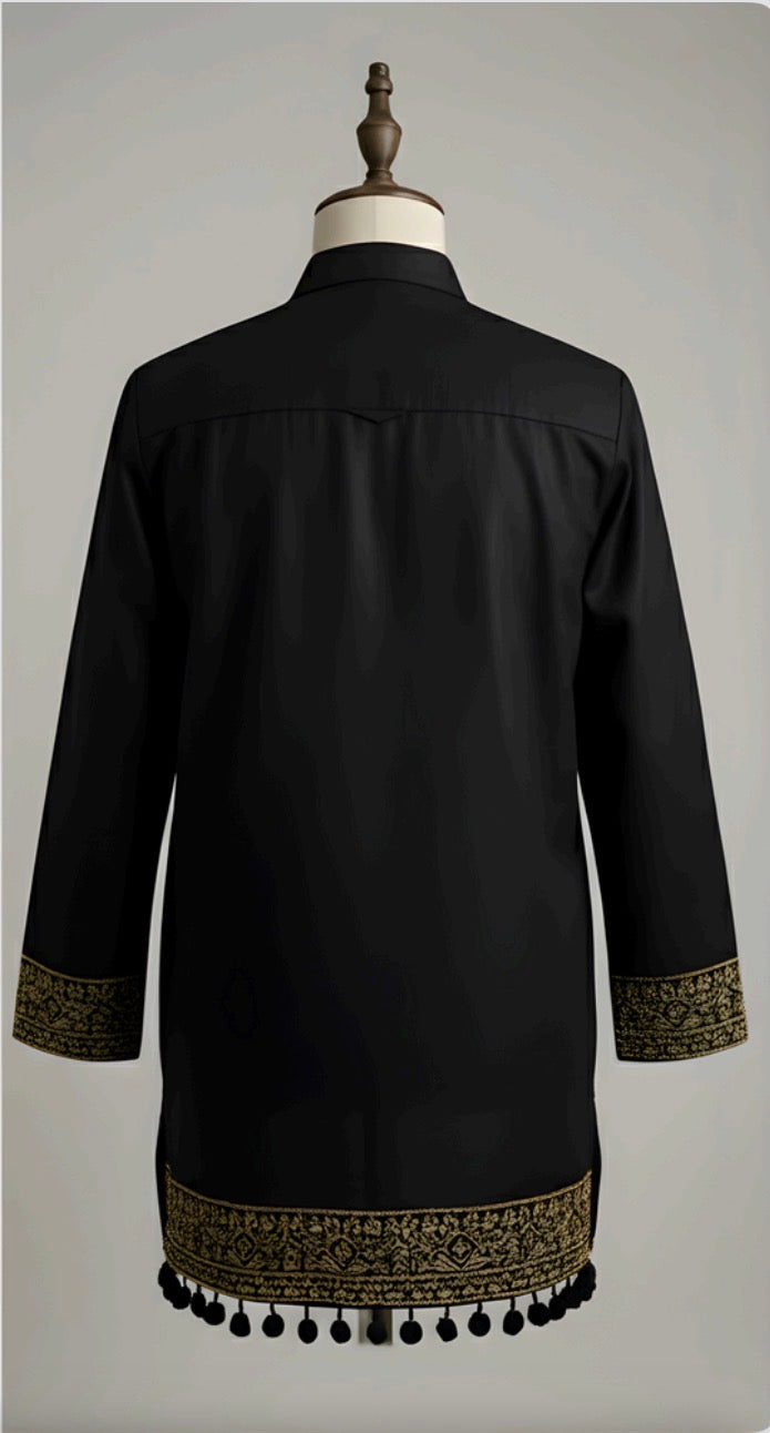 SIDISHA®️ Noir Kutch Heritage Jacket