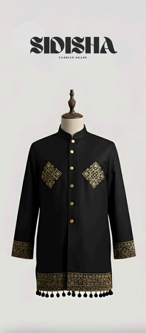 SIDISHA®️ Noir Kutch Heritage Jacket